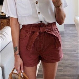 Abercrombie and Fitch paper bag shorts
